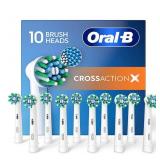 Oral-B CrossAction Electric Toothbrush Replacement Brush Heads, 10 ct. Oral-B CrossAction Electric Toothbrush Replacement Brush Heads, 10 ct.