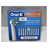Oral-B CrossAction Electric Toothbrush Replacement Brush Heads, 10 ct. Oral-B CrossAction Electric Toothbrush Replacement Brush Heads, 10 ct.