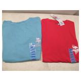 NEW Pair of WOMENS Short Sleeve Minnesota Vikings T-Shirts - Teal and Pink - LARGE NEW Pair of WOMENS Short Sleeve Minnesota Vikings T-Shirts - Teal and Pink - LARGE