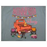 NEW Pair of WOMENS Short Sleeve Minnesota Vikings T-Shirts - Teal and Pink - LARGE NEW Pair of WOMENS Short Sleeve Minnesota Vikings T-Shirts - Teal and Pink - LARGE