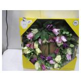 Members Mark 26 Inch Spring Wreath - Tulips Members Mark 26 Inch Spring Wreath - Tulips