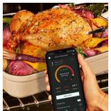 CHEF iQ Sense Smart Wireless Ultra-Thin Meat Thermometer, Unlimited Range, Bluetooth & Wifi, - 2 Probe Set with Smart Hub CHEF iQ Sense Smart Wireless Ultra-Thin Meat Thermometer, Unlimited Range, Bluetooth & Wifi, - 2 Probe Set with Smart Hub