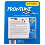 Frontline Plus Flea and Tick Dog Treatment 23-44 lb, 7+1 Doses Frontline Plus Flea and Tick Dog Treatment 23-44 lb, 7+1 Doses