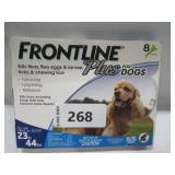 Frontline Plus Flea and Tick Dog Treatment 23-44 lb, 7+1 Doses Frontline Plus Flea and Tick Dog Treatment 23-44 lb, 7+1 Doses