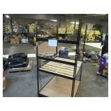 Adjustable Black Metal Frame Built to Fit Onto Pallets - Perfect for Projects Adjustable Black Metal Frame Built to Fit Onto Pallets - Perfect for Projects