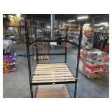 Adjustable Black Metal Frame Built to Fit Onto Pallets - Perfect for Projects Adjustable Black Metal Frame Built to Fit Onto Pallets - Perfect for Projects
