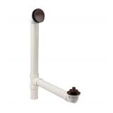 NEW Westbrass Illusionary Overflow 12" & 4" Sch. 40 PVC Bath Waste & Overflow W/ Lift & Turn Bath Drain in Oil Rubbed Bronze NEW Westbrass Illusionary Overflow 12" & 4" Sch. 40 PVC Bath Waste & Overflow W/ Lift & Turn Bath Drain in Oil Rubbed Bronze