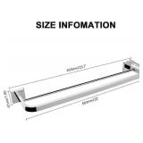 NEW NearMoon Double Bath Towel Bar - 22 Inches Chrome NEW NearMoon Double Bath Towel Bar - 22 Inches Chrome