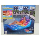 NEW WOW Sports Sunset Chaise Lounge Inflatable Pool and Beach Chair NEW WOW Sports Sunset Chaise Lounge Inflatable Pool and Beach Chair