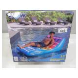 NEW WOW Sports Sunset Chaise Lounge Inflatable Pool and Beach Chair NEW WOW Sports Sunset Chaise Lounge Inflatable Pool and Beach Chair