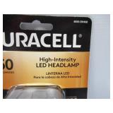 NEW DURACELL 450 Lumen High-Intensity Multi-Function LED Headlamp - Comfortable and Ultra-Strong Design with 5 Modes and 3-AAA Batteries Included NEW DURACELL 450 Lumen High-Intensity Multi-Function LED Headlamp - Comfortable and Ultra-Strong Design with 5 Modes and 3-AAA Batteries Included