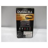 NEW DURACELL 450 Lumen High-Intensity Multi-Function LED Headlamp - Comfortable and Ultra-Strong Design with 5 Modes and 3-AAA Batteries Included NEW DURACELL 450 Lumen High-Intensity Multi-Function LED Headlamp - Comfortable and Ultra-Strong Design with 5 Modes and 3-AAA Batteries Included