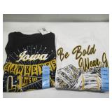 PAIR of 2 NEW Iowa Hawkeyes NCAA Men PAIR of 2 NEW Iowa Hawkeyes NCAA Men