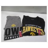 PAIR of 2 NEW Iowa Hawkeyes NCAA Men PAIR of 2 NEW Iowa Hawkeyes NCAA Men