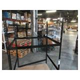 Adjustable Black Metal Frame Built to Fit Onto Pallets - Perfect for Projects Adjustable Black Metal Frame Built to Fit Onto Pallets - Perfect for Projects