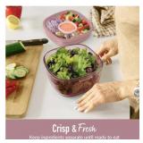 NEW Bentgo All-in-One Tinted Glass Salad Container - Blush Pink NEW Bentgo All-in-One Tinted Glass Salad Container - Blush Pink