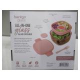 NEW Bentgo All-in-One Tinted Glass Salad Container - Blush Pink NEW Bentgo All-in-One Tinted Glass Salad Container - Blush Pink