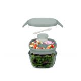 NEW Bentgo All-in-One Tinted Glass Salad Container - Soft Khaki Green/Gray NEW Bentgo All-in-One Tinted Glass Salad Container - Soft Khaki Green/Gray