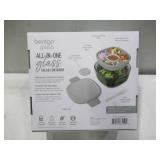 NEW Bentgo All-in-One Tinted Glass Salad Container - Soft Khaki Green/Gray NEW Bentgo All-in-One Tinted Glass Salad Container - Soft Khaki Green/Gray