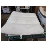 Kirkland Signature Square Tufted Napper, 42 X 42 Inch Cream/Gray Kirkland Signature Square Tufted Napper, 42 X 42 Inch Cream/Gray