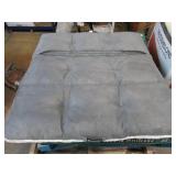 Kirkland Signature Square Tufted Napper, 42 X 42 Inch Cream/Gray Kirkland Signature Square Tufted Napper, 42 X 42 Inch Cream/Gray