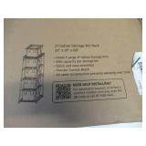 SafeRacks Storage Bin Rack, 5 Tote Capacity, NSF Certified SafeRacks Storage Bin Rack, 5 Tote Capacity, NSF Certified