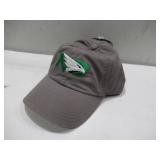 NEW University of North Dakota Fighting Hawks Baseball Cap OSFM - Gray NEW University of North Dakota Fighting Hawks Baseball Cap OSFM - Gray