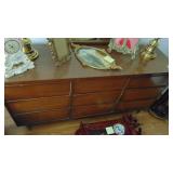MMC 9 Drawer Dresser with Mirror, 60" x 31.5" x 18" (Contents on top not Included)