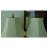 Pair of Brass Lamps