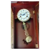 Newer Fancy Carved Wall Clock, 33" Tall