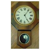 Verichron Wall Clock and Vintage Electric Porcelain Clock