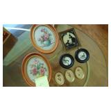 Assorted Vintage Pictures and Needlepoint