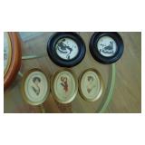 Assorted Vintage Pictures and Needlepoint