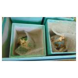 6- Bells and 3 Teapot Decor items