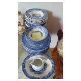 Various Blue and White China, Not all the same Pattern