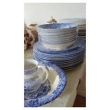 Various Blue and White China, Not all the same Pattern