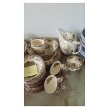 Aprox 42 Pcs of Friendly Village By Johnson Bros