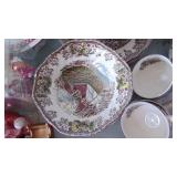 Aprox 42 Pcs of Friendly Village By Johnson Bros