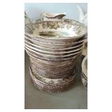 Aprox 42 Pcs of Friendly Village By Johnson Bros