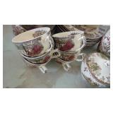 Aprox 42 Pcs of Friendly Village By Johnson Bros