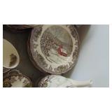 Aprox 42 Pcs of Friendly Village By Johnson Bros