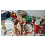 Large Lot of Assorted of Christmas Items, Some pcs of Flitz and Floyd