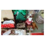 Large Lot of Assorted of Christmas Items, Some pcs of Flitz and Floyd