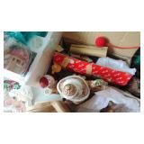 Large Lot of Assorted of Christmas Items, Some pcs of Flitz and Floyd