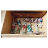 Vintage Japan Nativity Set with Crehe