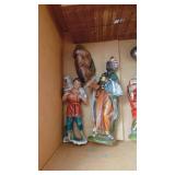 Vintage Japan Nativity Set with Crehe