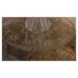 1- Rd and 2 Square Cake Plates