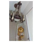 Smaller Single Light with Prisms and Newer 4- Light smaller Chandler 12" x 22"