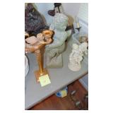 Angel Candleholder, Garden Angel and Children on Pedestal- Finger is Broken