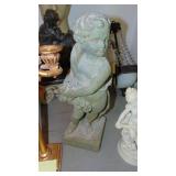 Angel Candleholder, Garden Angel and Children on Pedestal- Finger is Broken